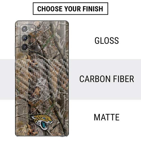 NFL Jacksonville Jaguars Realtree AP Camo Galaxy Note20 5G Skin